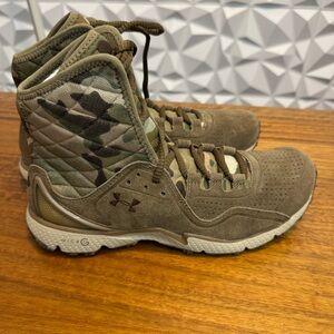 Under Armour Micro G Valsetz Boots Mens Size 9.5 Tactical Camo High-Top NEW!!